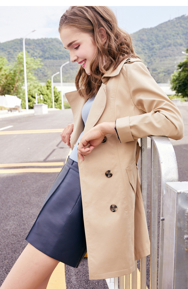 Trench pour femme en Coton - Ref 3227177 Image 32