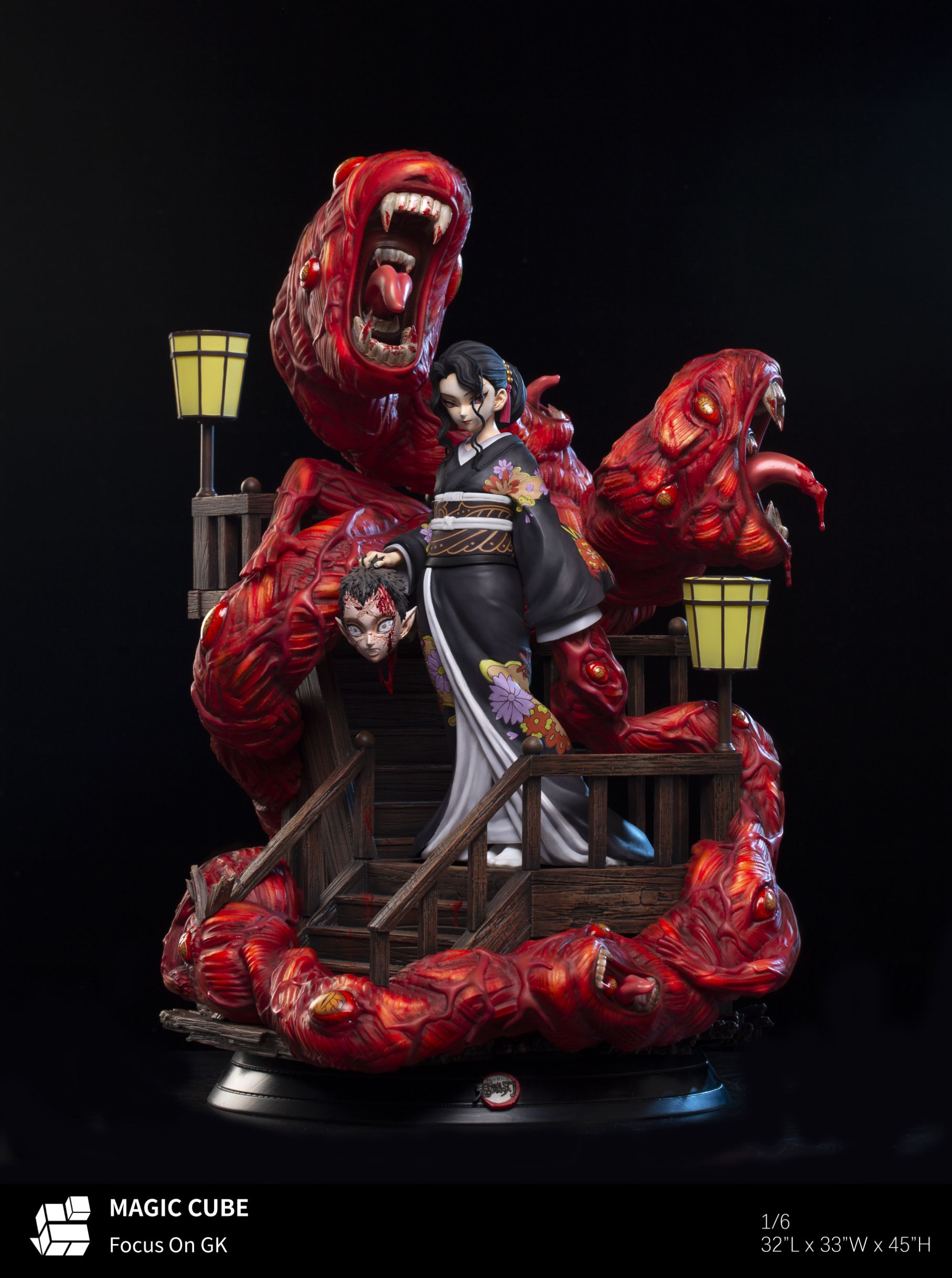 Magic Cube Studio Demon Slayer: Boss Kibutsuji Muzan Resin Statue