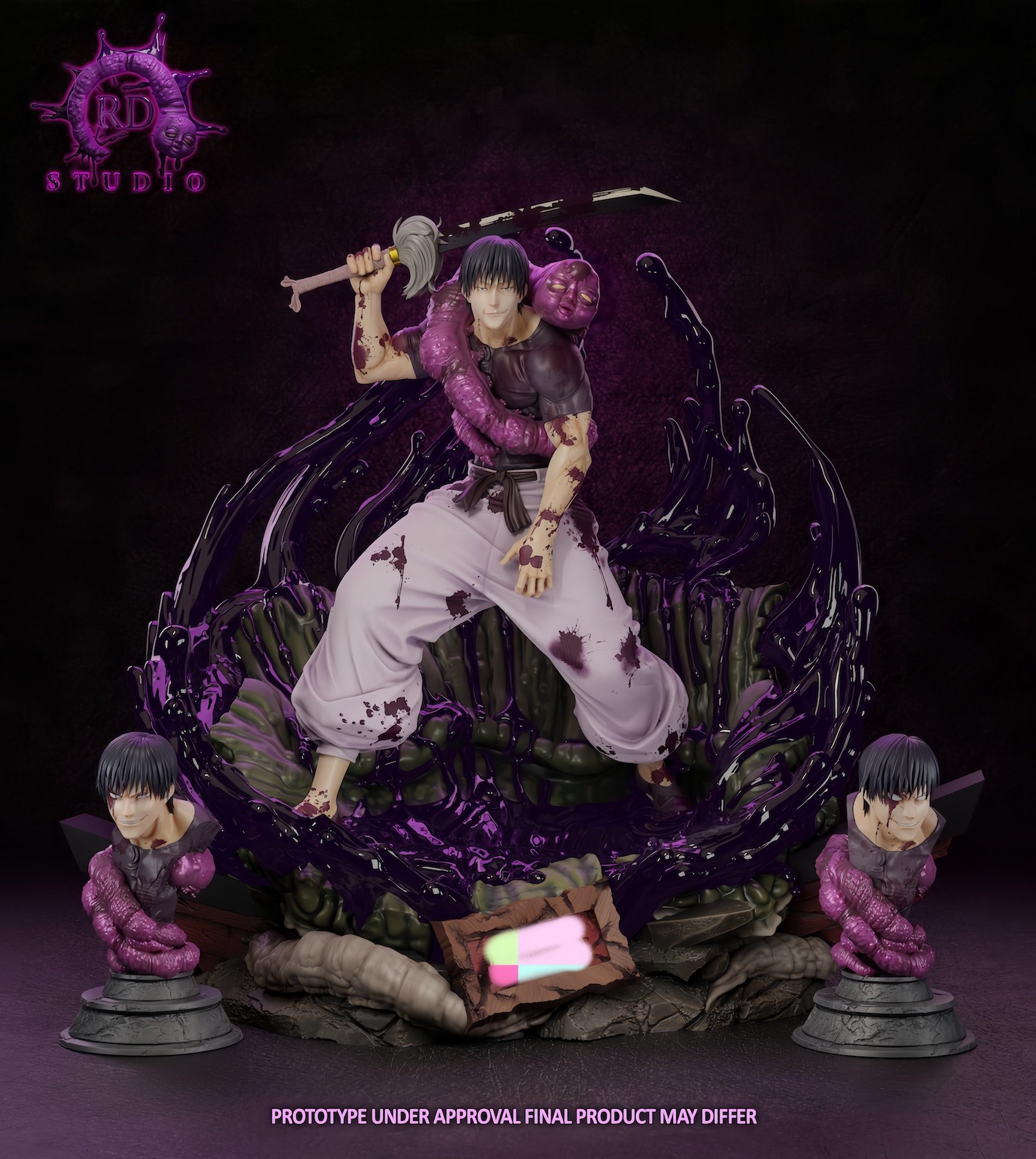 RD Studio Jujutsu Kaisen Fushiguro Toji Resin Statue 1/6 Scale 3