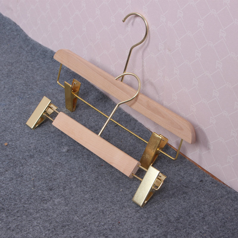 Clothing Clothes Hanger Pants Clip Log Pants Clip Women Fit Wood Pants Clip Adult Clip Pants Skirt Long Hook Pants Rack