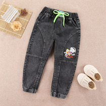 Boy jeans Baby long pants 2022 New autumn clothes Childrens children Ocean Gas Spring and Autumn Pants Tide