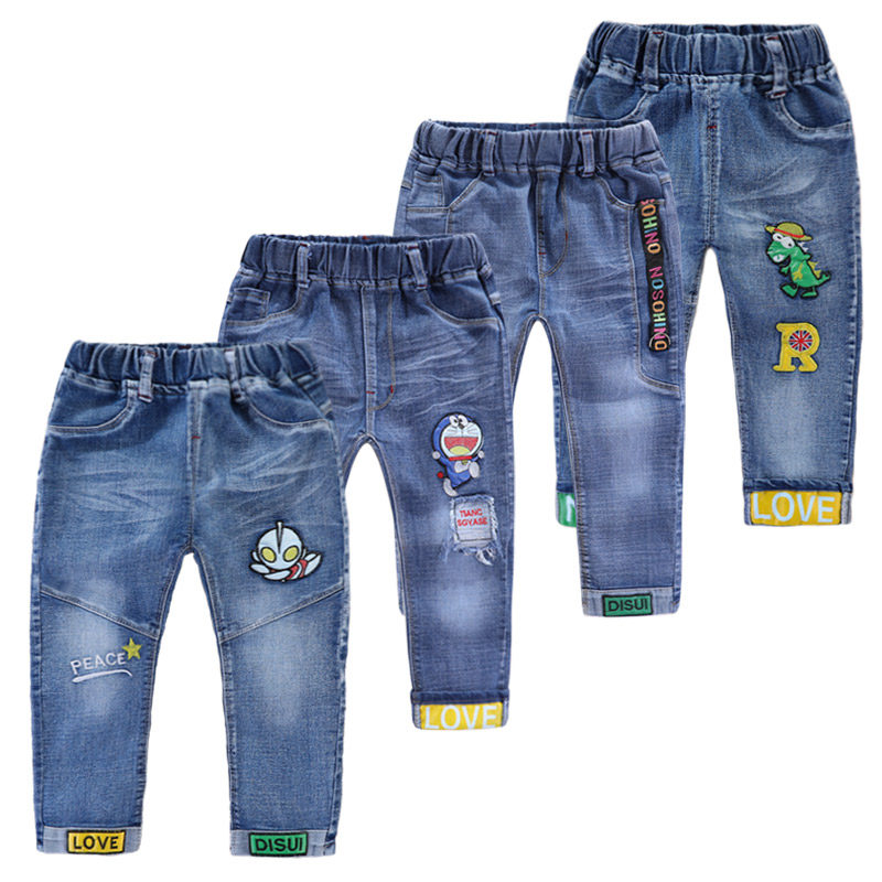 Children Jeans Boy Pants 2022 New Spring Clothing Children Clothing Pants Han Edition Baby Single Pants Spring Autumn pants