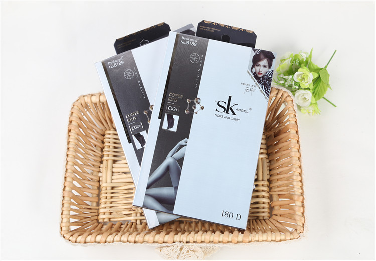 Quần legging SK chính hãng 8189 mùa xuân và mùa thu dày bằng đồng ion da mềm mại Quần satin đế trượt chống trượt quần lót khử mùi phụ nữ quần tất trẻ em
