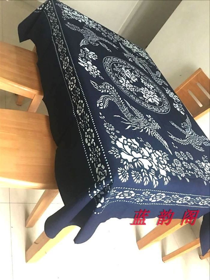 Table cloth pure cotton double-sided tablecloth hotel farmhouse decoration cover multiple specifications