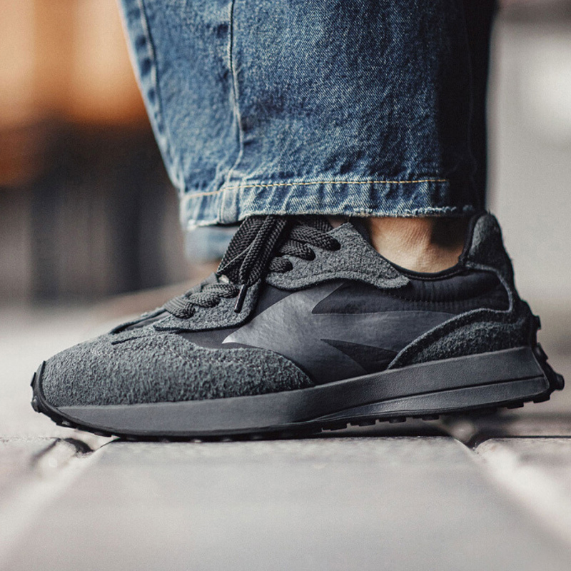 Madden Casual Shoes Men's Summer Black Warrior Dad Shoes Men's Black Thick-Soled Breathable Sneakers Trendy Retro Shoes