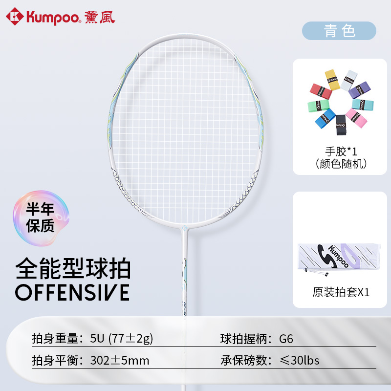 薰风羽毛球拍耐打超轻球拍入门训练羽球拍学生单拍熏风家庭娱乐拍