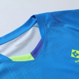 Спортивная быстросохнущая дышащая футбольная форма для спортзала для бадминтона подходит для мужчин и женщин, впитывает пот и запах, короткий рукав