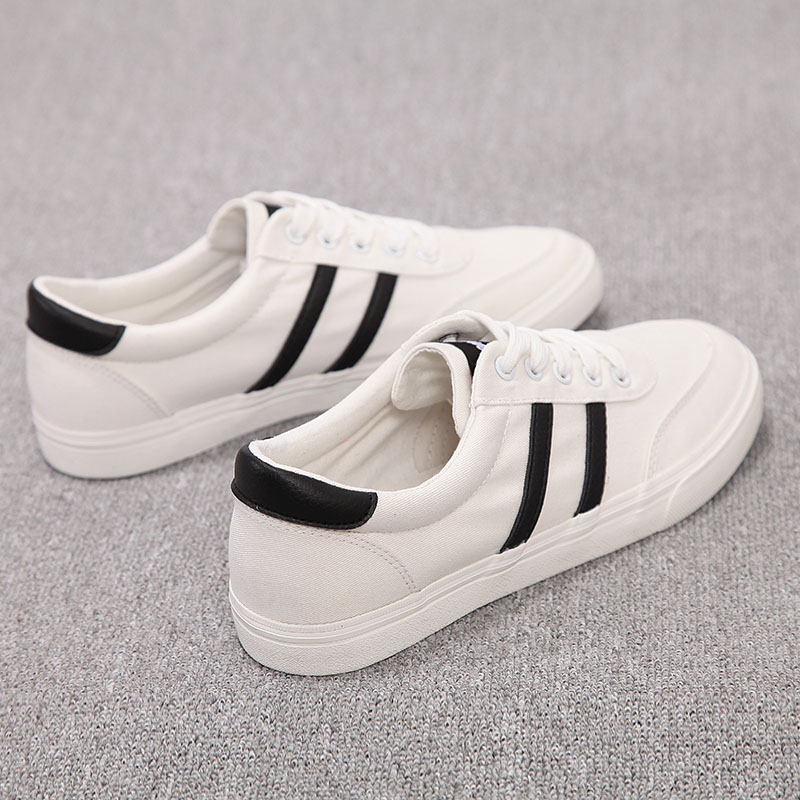 Renben canvas shoes men's Korean version all-match casual shoes men's sneakers small white shoes flat low-top shoes cloth shoes men's shoes sneakers
