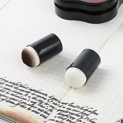 Printing mud smudge effect Sponge seal finger sleeve Smear brush tool brush Color cardboard Rubber stamp accessories