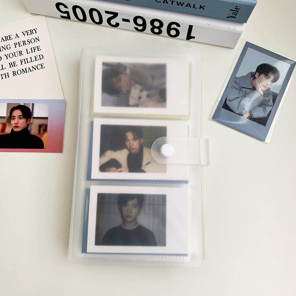 Transparent Hand Ledger Card Bill Stickler Album Postcard business card 240 CARD OF CARD BOOK THIS SUB-BOOKLET