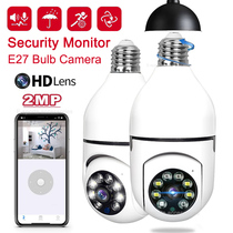 2MP E27 Bulb Surveillance Camera Night Vision Full Color Aut