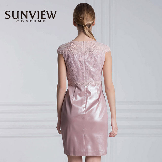 SUNVIEW/Shangyue brand counter summer new women's round neck dress textured textured
