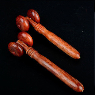 Flower wood pushing nose-care nose wheel portable wood massage nose beam massage health equipment thin face