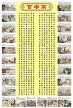 Hundred Filial Piety Wall Chart Traditional Culture Wall Chart Chinese Filial Piety Sticking Large 8 Film Covering