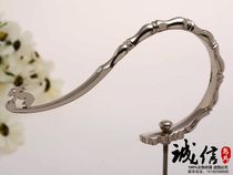 Painted Brow Knuckle Hook (Stainless Steel Rabbit Tail Pepling Hook Bamboo Bird Cage Hook Octagine Indigo Accessories)