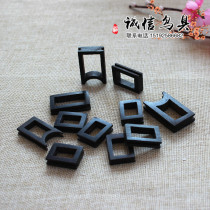 Bamboo cup holder thrush bird cage ebony cup holder Indigo chin bird cage carving Kanban Cup Cup Cup cushion bowl head Cup