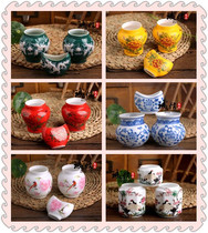 Thrush bird food bowl chicken heart Cup general can Round Pot food cylinder Crescent bird food Cup thrush bird cage food can Bird Cage accessories