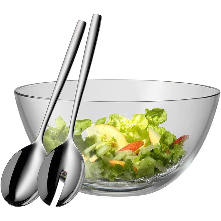 100% German original imported WMF Taverno 18 10 stainless steel soup spoon glass salad bowl 3 pieces
