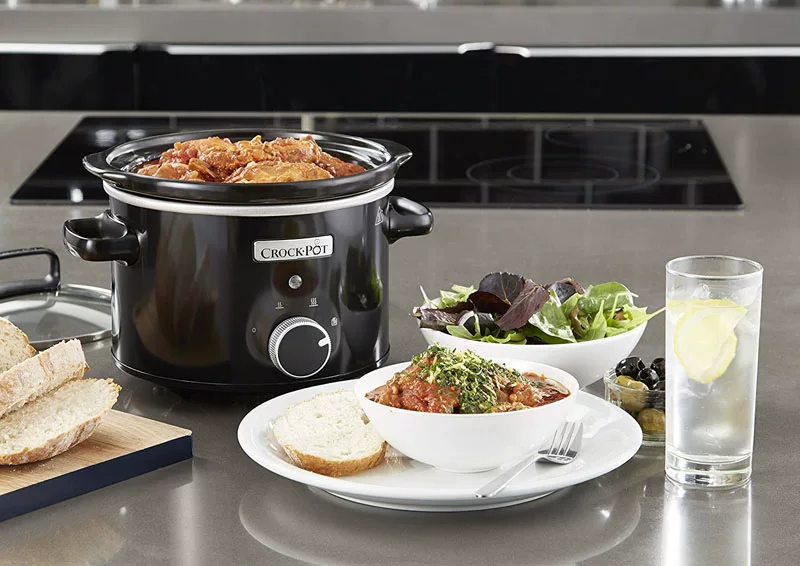100% британский покупка импорт CROCK-POT CSC046 Ceramic Slow Stewed Pot Electric Stew Pot 2.4L точка