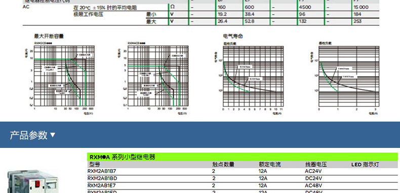施耐德电气 热过载小型继电器 拔插式中间继电器 RXM2AB2F7 RXM2AB2F7,小型继电器,施耐德