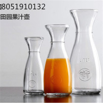 Glass Juice Cup Drink Cup Milk Tea Shop Cup Ice Chrysanthemum Cup 350ml 500ml