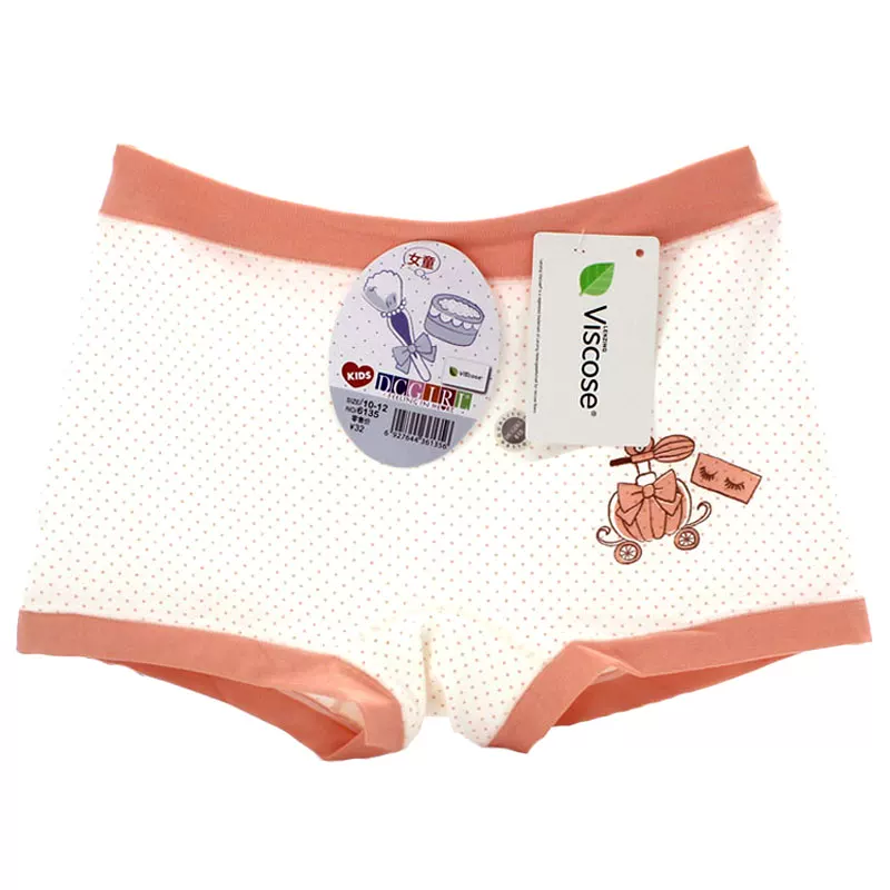 DCGIRL Daisy девочки детское нижнее белье из ткани Lenzing Viscose, мягкое и удобное, горошек, детские боксерки
