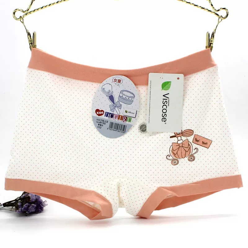 DCGIRL Daisy девочки детское нижнее белье из ткани Lenzing Viscose, мягкое и удобное, горошек, детские боксерки