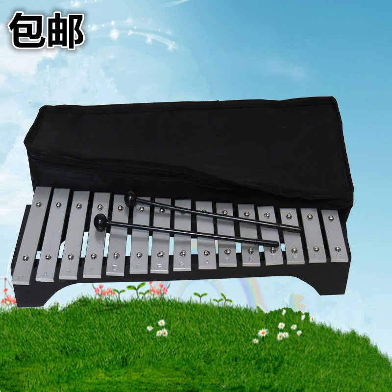 Orff percussion instrument playing piano 15-tone aluminum plate piano thickened piano piece teaching aids playing piano early education