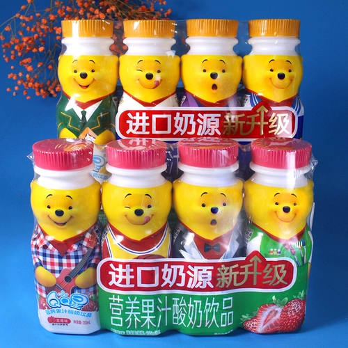 伊利 QQ Star Nutrition Juice йогурт напиток клубничный вкус детского роста завтрак на завтрак официальный флагманский магазин официальный веб -сайт