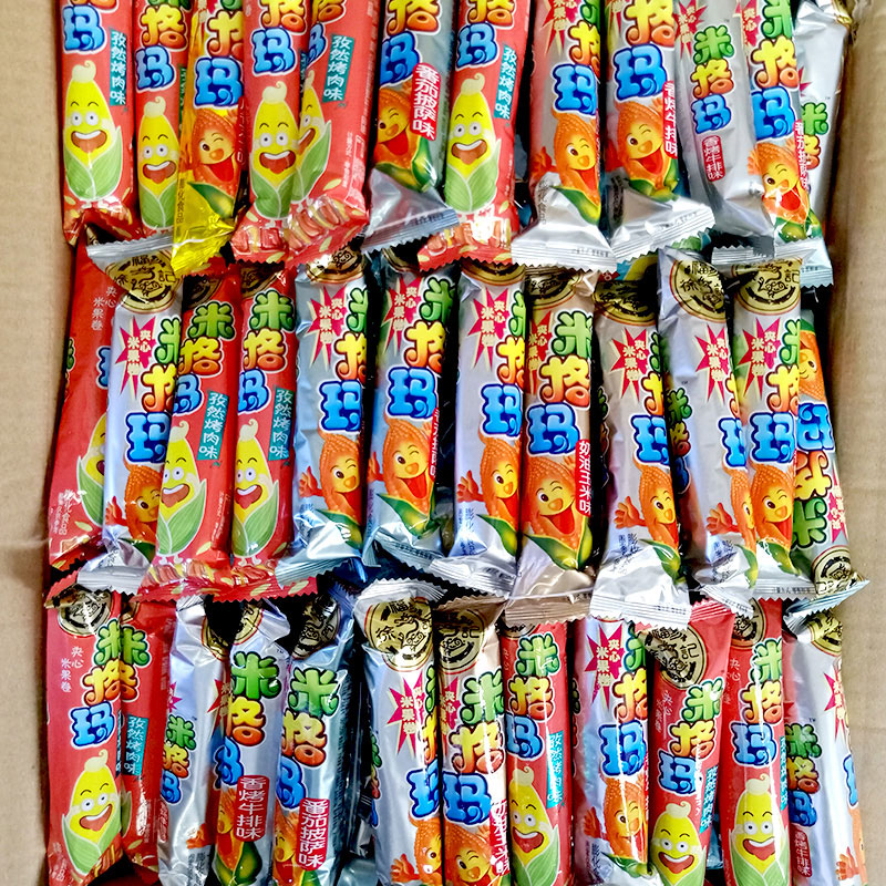 Xu Fu Remember Migma Rice Fruit Stick Roll Brown Rice Roll Snack for Lunar New Year's New Year's Bulk Zero Food Casual Food Internet Red
