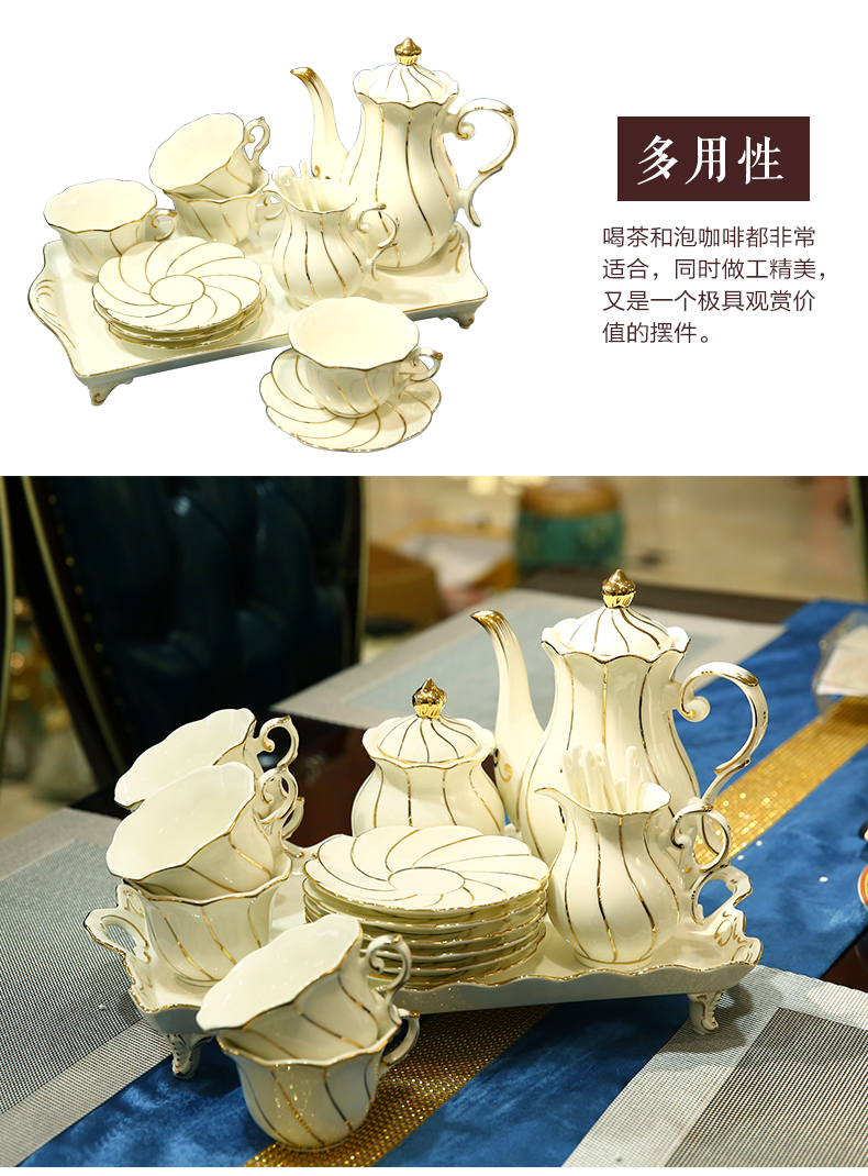 American cup suit English afternoon tea tea set ceramic cup home furnishing articles coffee cup set Jane the tea table