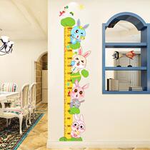 Childrens room measuring ruler baby cartoon animal measurement high wall sticker kindergarten wall decoration painting wallpaper self-adhesive