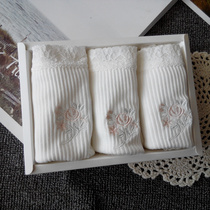 3-pack foreign trade export daily single ladies pure cotton underwear white small high waist bag hip cotton with large size fat MM
