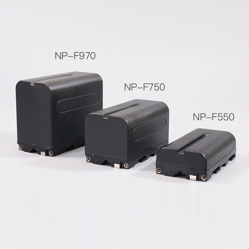 Small monitor LED light with lithium battery Sony NP-F970F750F550 photographic camera battery