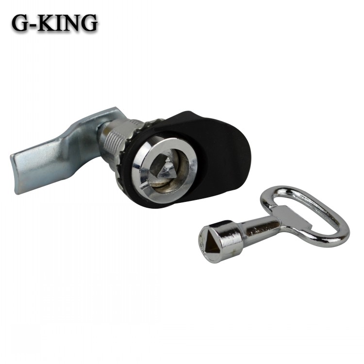 Guanqi distribution box Turn tongue lock Electrical box Triangle lock Compression type foundation lock Hot sale electric box accessories 816