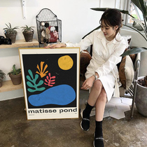 ) MATISSE) by the President of the European Comeback Collision Color Art Painting Paper Poster Home Hanging Paintings Multiple In