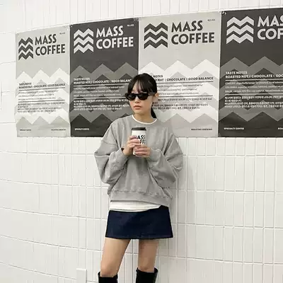 COFFEE Korea ins style cafe sticky simple poster set wall stickers photo props recommended