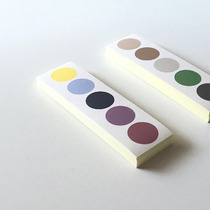 ) Rainbow stickers) in the first years of the Korea New Pint Autumn Day Matching Color Round Mini Sticker 2 Zhang Entrance Suit