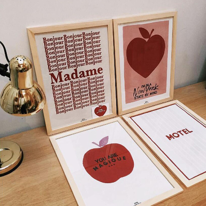 frame poster mounted exclusive production of protoplasmic black and white log photo frame new style red wood color