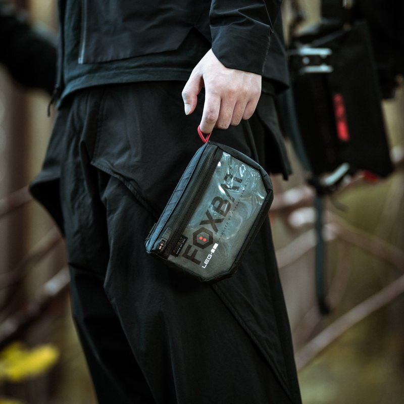 FOXBAT-foxbat industry LEG-26 small printing storage bag functional MOLLE sub bag small transparent bag