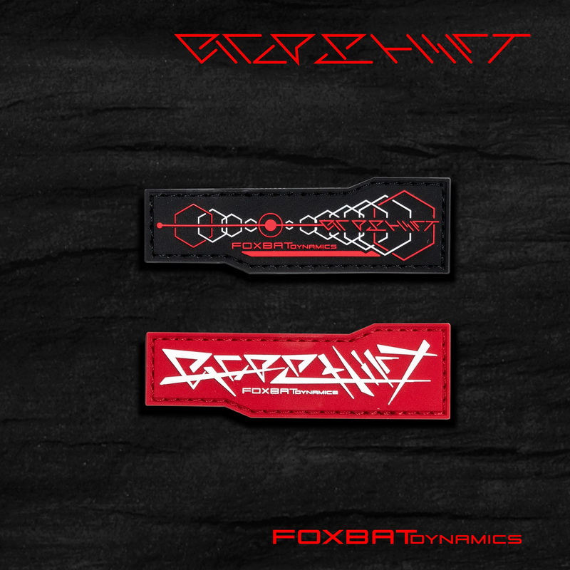 FOXBAT-Flying fox industrial Redshift season theme morale chapter Functional velcro badge EDC small chapter