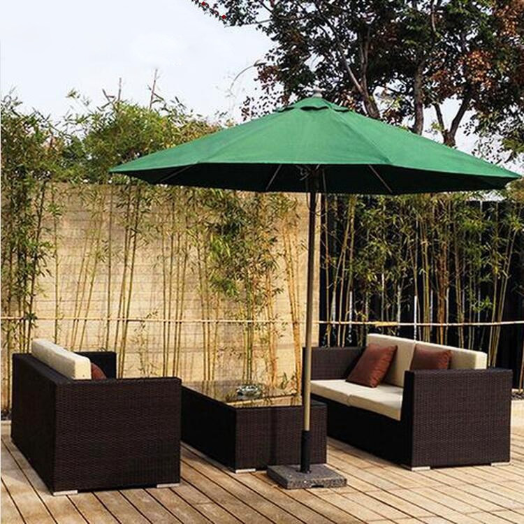 Outdoor Rattan Sofa Combined Hotel Folk Dining Room Outdoor Leisure Balcony Villa Courtyard Garden Cassette Sofa