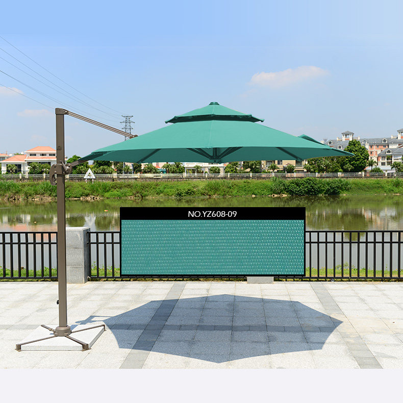 Outdoor parasol sun umbrella garden umbrella folding Roman umbrella large sunscreen stall square beach umbrella custom