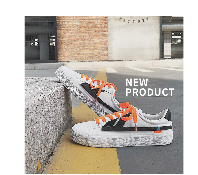 Ins super fire giày vải canvas nam phiên bản Hàn Quốc của vụ nổ đã thay đổi giày trắng phong cách giày ulzzang kiểu chic chic giày thể thao trắng