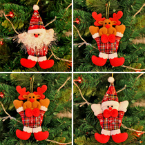 Christmas tree decoration pendant fabric Santa Claus snowman hanging decoration kindergarten Christmas gifts children small gifts