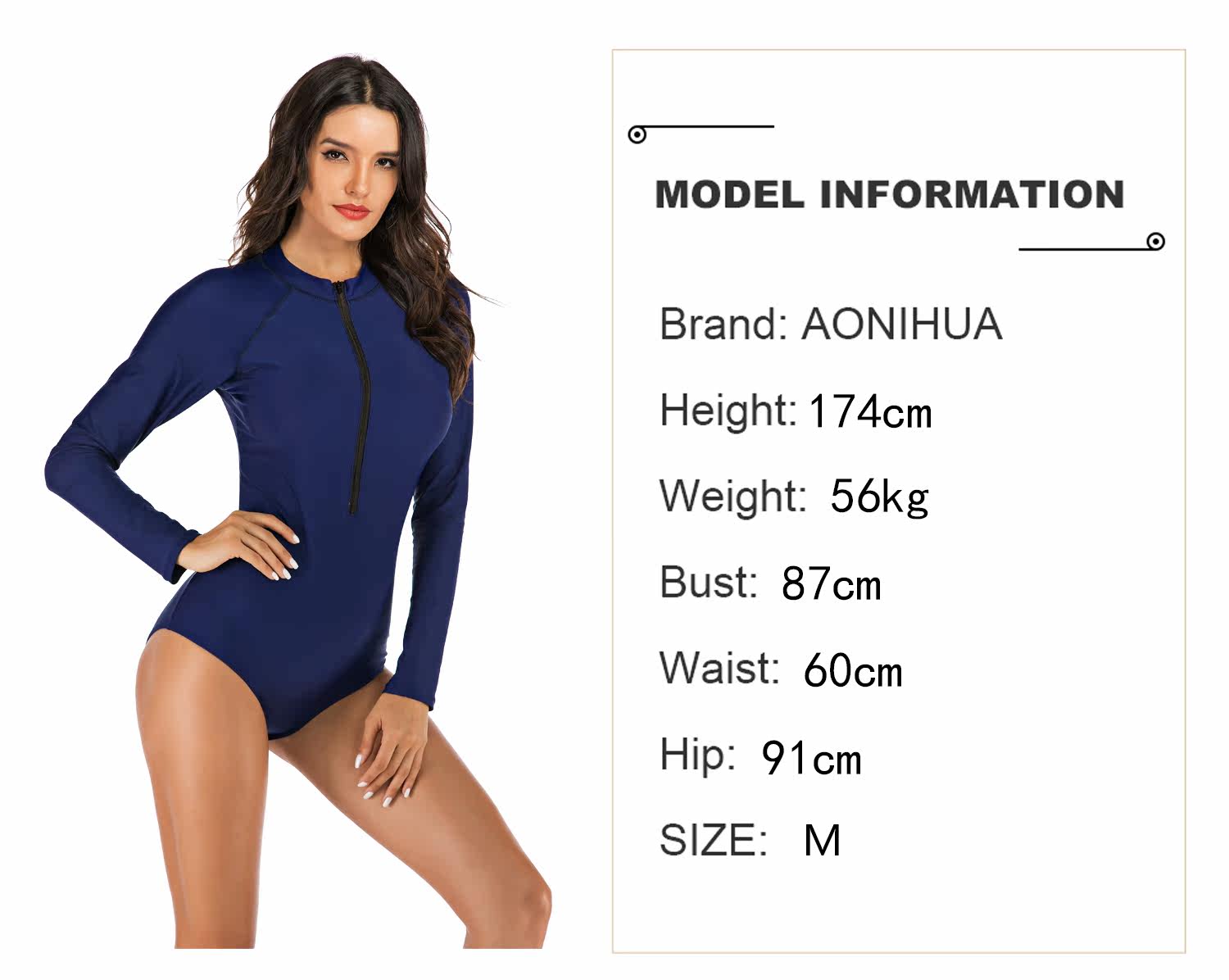 Piling Pocetak Puder Cover Zip Front Hooded Long Sleeve One Piece Swimsuit Randysbrochuredelivery Com