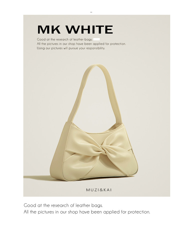 Подмышками пакет muzikai正品小众设计褶皱腋下包包女2023新款时尚百搭单肩手提包 Muzi&kai