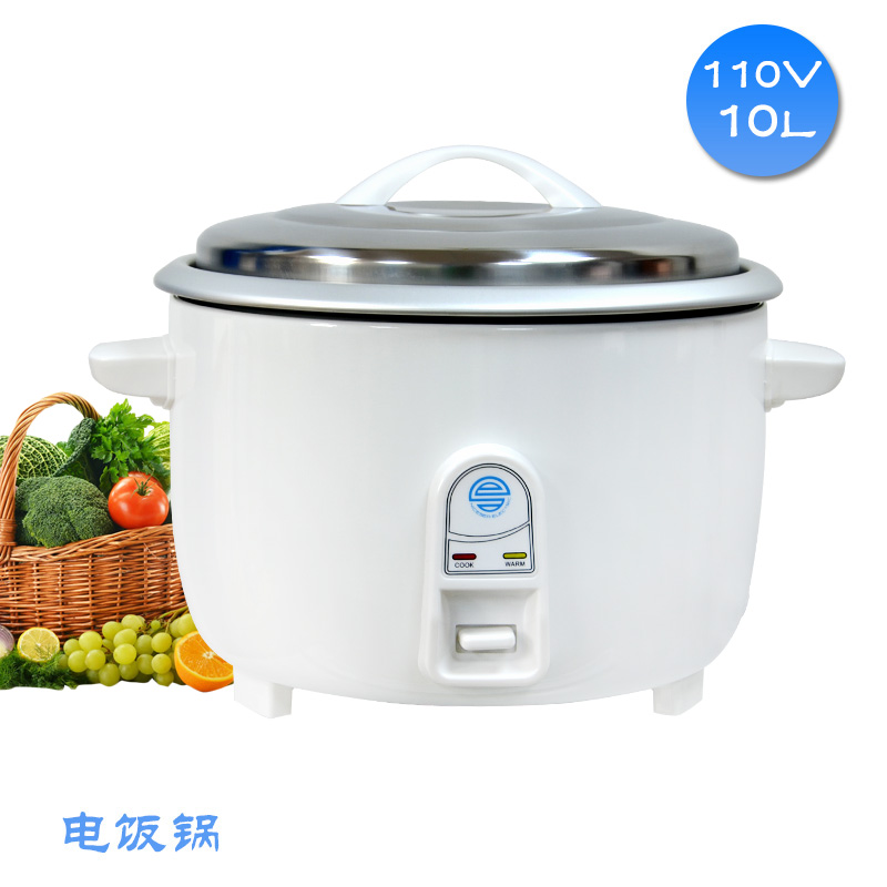 110V volt rice cooker 10L overseas marine drum-shaped mechanical rice cooker commercial large electric cooker special price