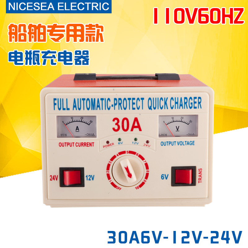 110V 110V 220V DC charger stable fully automatic ship lifelike storage battery battery cell special 6V12V24
