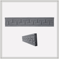 Antique Chinese-style ancient building brick carving green brick relief pattern line decorative frame waist line compressed edge line window cover door frame line